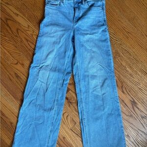 Quince Bella Stretch Wide Leg Jeans Size 28x34